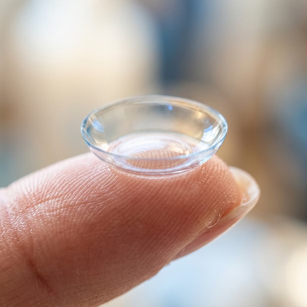 How contact lenses correct vision